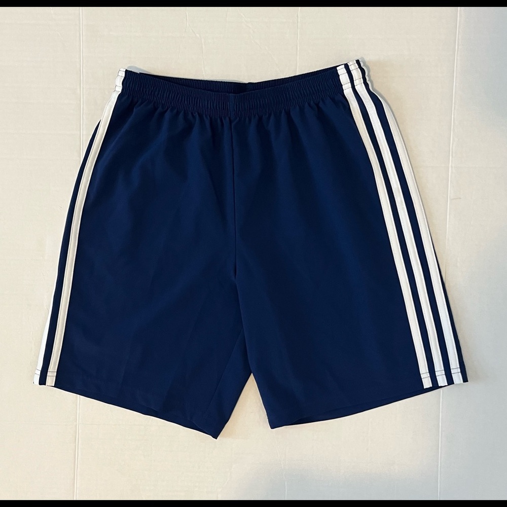 Boys Dark Blue Adidas Shorts (Size L)